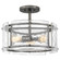 Fortress Three Light Semi Flush Mount in Mottled Silver (10|FTS1716MM)