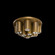 Tamara LED Flush Mount in Aged Brass (529|BFM41519-AB)