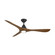 Carve 60''Ceiling Fan in Matte Black/Distressed Koa (441|FR-D2504-60L-MB/DK)