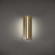 Strait LED Wall Sconce in Aged Brass (281|WS-82516-30-AB)