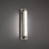 Stanchion LED Wall Sconce in White Marble/Brushed Nickel (281|WS-72524-WT/BN)