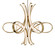 Fleur De Lis LED Pendant in Aged Brass (281|PD-90556-AB)