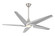 Switch 60''Ceiling Fan in Brushed Nickel W/ Silver (15|F638L-BN/SL)