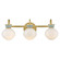 Lucy LED Bath in Lacquered Brass (531|85593LCB-SF)