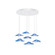 Embark LED Pendant in White/Blue (48|100066-61)
