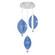 Embark LED Pendant in Silver Leaf/Blue (48|100064-41)