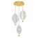 Embark LED Pendant in Gold Leaf/Clear (48|100064-33)