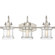 Danbury Three Light Bath Fixture in Brushed Nickel (10|DNY8603BN) Danbury Three Light Bath Fixture in Brushed Nickel (10|DNY8603BN)
