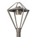 Stellar One Light Post Mount in Coastal Burnished Steel (39|342652-SKT-78-14)