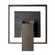Shadow Box Shadow Box Small w/Slate Dark Sky Friendly Outdoor Sconce in Coastal White (39|302660-SKT-02-SL-ZM0850)
