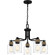 Baltic Five Light Chandelier in Matte Black (10|BTC5025MBK)