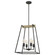Brockton Four Light Foyer Pendant in Grey Ash (10|BRT5204GK)