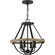 Bartlett Four Light Semi-Flush Mount in Earth Black (10|BRL1716EK)