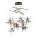 Tura Tura 10-Light Seeded Glass Mobile Pendant in Black (39|131156-SKT-STND-10-II0728)
