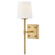 Saunders LED Wall Sconce in Lacquered Brass (13|46950LCB)