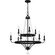 Adelaide Nine Light Chandelier in Matte Black (10|ADL5030MBK)