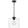 Abner One Light Mini Pendant in Matte Black (10|ABR1512MBK)