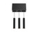 Bravo LED Flushmount in Black (40|BVOS301SUSUSU1530)