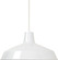 One Light Pendant in White / White Interior (72|SF76-283)