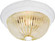 Three Light Flush Mount in Textured White (72|SF76-193)