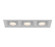 Bravo LED Recessed Multiple in White (40|BVOR3T02SGSGG1027WCL)