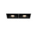 Bravo LED Recessed Multiple in White (40|BVOR2TL02SGSG1027WCL)