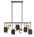 Cornice LED Linear Chandelier in Gold-Black Mix (40|49037-012)