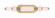 Lansdowne LED Vanity in Gold (40|49017-014)