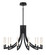 Olette LED Chandelier in Matte Black (40|49011-036)