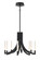 Olette LED Chandelier in Matte Black (40|49010-039)