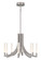 Olette LED Chandelier in Brushed Nickel (40|49010-022)