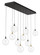 Iissa LED Linear Chandelier in Gold-Black Mix (40|48934-015)
