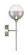 Iissa One Light Wall Sconce in Nickel (40|48911-023)