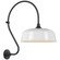 Academy Barn Light LED Barn Light in Matte Black (268|TOB 2805MBK/S7-WHT)