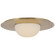 Fosse LED Flush Mount in Antique-Burnished Brass (268|KW 4008AB-ALB)
