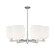 Arcadia Six Light Chandelier in Satin Nickel (405|716-6CR-SN-G559-8GWH)