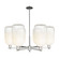 Arcadia Six Light Chandelier in Polished Nickel (405|716-6CR-PN-G482-7OP)