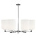 Arcadia Six Light Chandelier in Polished Chrome (405|716-6CR-PC-G559-8GWH)