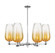 Arcadia Six Light Chandelier in Polished Chrome (405|716-6CR-PC-G484-7AM)