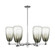 Arcadia Six Light Chandelier in Polished Chrome (405|716-6CR-PC-G480-6SL)