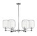 Arcadia Six Light Chandelier in Polished Chrome (405|716-6CR-PC-G460-7CL)
