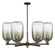 Arcadia Six Light Chandelier in Oil Rubbed Bronze (405|716-6CR-OB-G482-7SL)