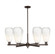 Arcadia Six Light Chandelier in Oil Rubbed Bronze (405|716-6CR-OB-G480-6OP)