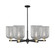 Arcadia Six Light Chandelier in Black Antique Brass (405|716-6CR-BAB-G559-8SM)