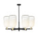 Arcadia Six Light Chandelier in Black Antique Brass (405|716-6CR-BAB-G482-7OP)
