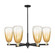 Arcadia Six Light Chandelier in Black Antique Brass (405|716-6CR-BAB-G480-6AM)
