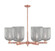 Arcadia Six Light Chandelier in Antique Copper (405|716-6CR-AC-G559-8SM)