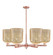 Arcadia Six Light Chandelier in Antique Copper (405|716-6CR-AC-G559-8ME)