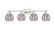 Arcadia Four Light Bath Vanity in Brushed Satin Nickel (405|716-4W-SN-G1213-6SM)
