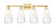 Arcadia Four Light Bath Vanity in Satin Gold (405|716-4W-SG-G480-6OP)